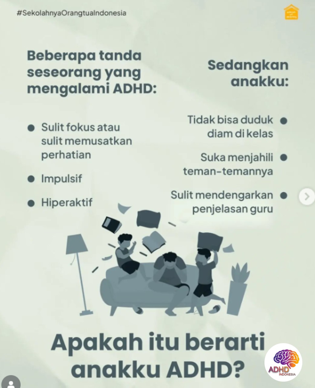 Ciri dan Gejala ADHD pada Anak Usia Dini di Provinsi Sulawesi Selatan