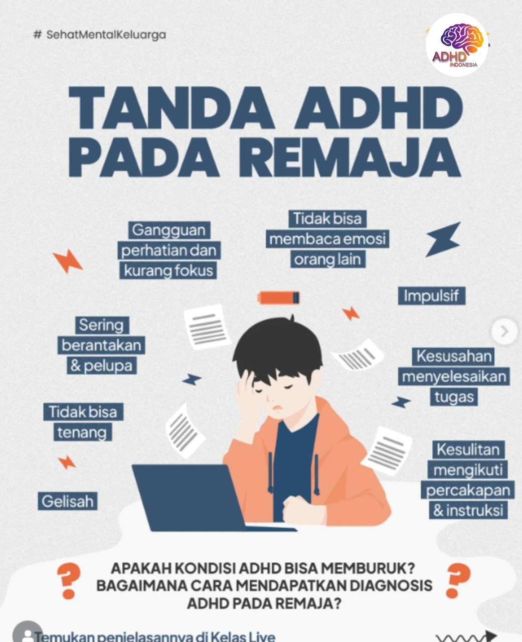 Screening ADHD Non-Diagnostik: Edukasi Awal bagi Orang Tua di Provinsi Sulawesi Selatan