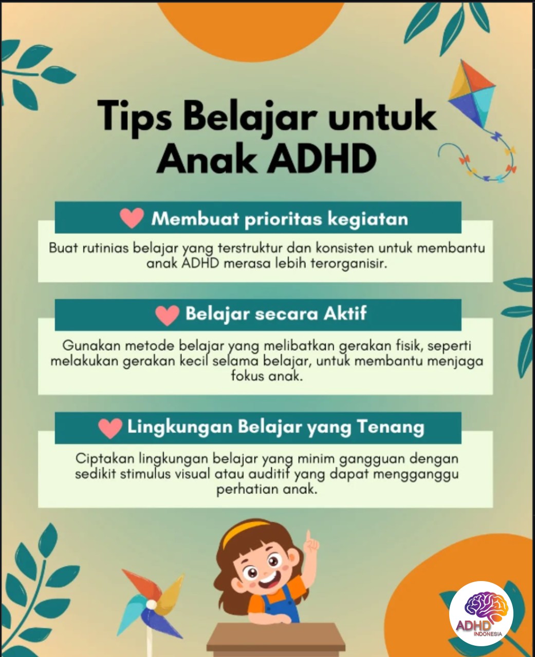 Strategi Belajar yang Cocok untuk Anak ADHD di Provinsi Sulawesi Selatan
